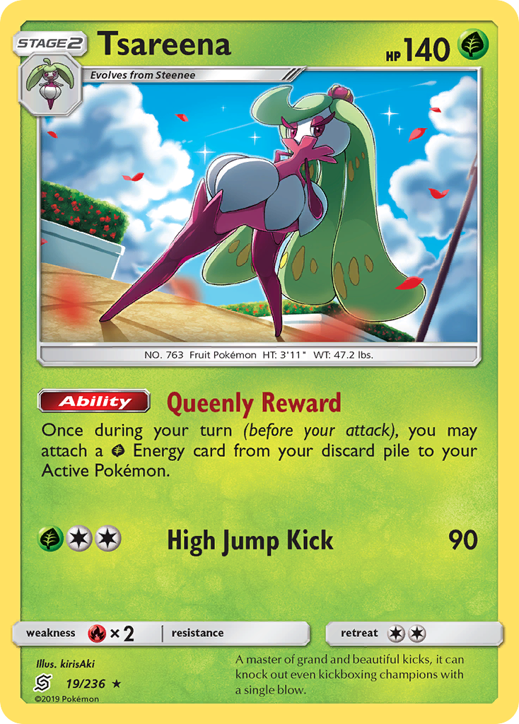 Tsareena (19/236) [Sun & Moon: Unified Minds] | Devastation Store