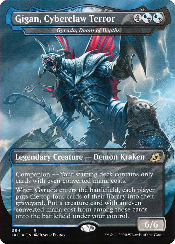 Gyruda, Doom of Depths - Gigan, Cyberclaw Terror (Godzilla Series) [Ikoria: Lair of Behemoths] | Devastation Store