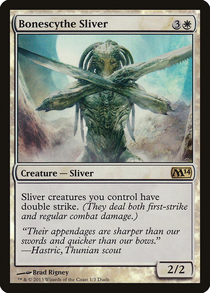 Bonescythe Sliver (Duels of the Planeswalkers Promos) [Duels of the Planeswalkers Promos 2013] - Devastation Store | Devastation Store