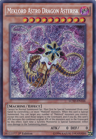 Meklord Astro Dragon Asterisk [LC5D-EN166] Secret Rare | Devastation Store