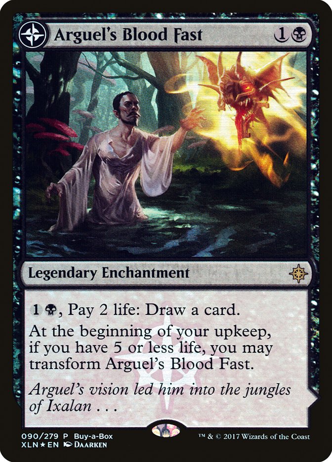 Arguel's Blood Fast // Temple of Aclazotz (Buy-A-Box) [Ixalan Treasure Chest] - Devastation Store | Devastation Store