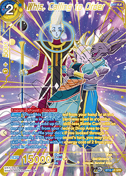Whis, Calling to Order (SPR) (BT16-131) [Realm of the Gods] | Devastation Store