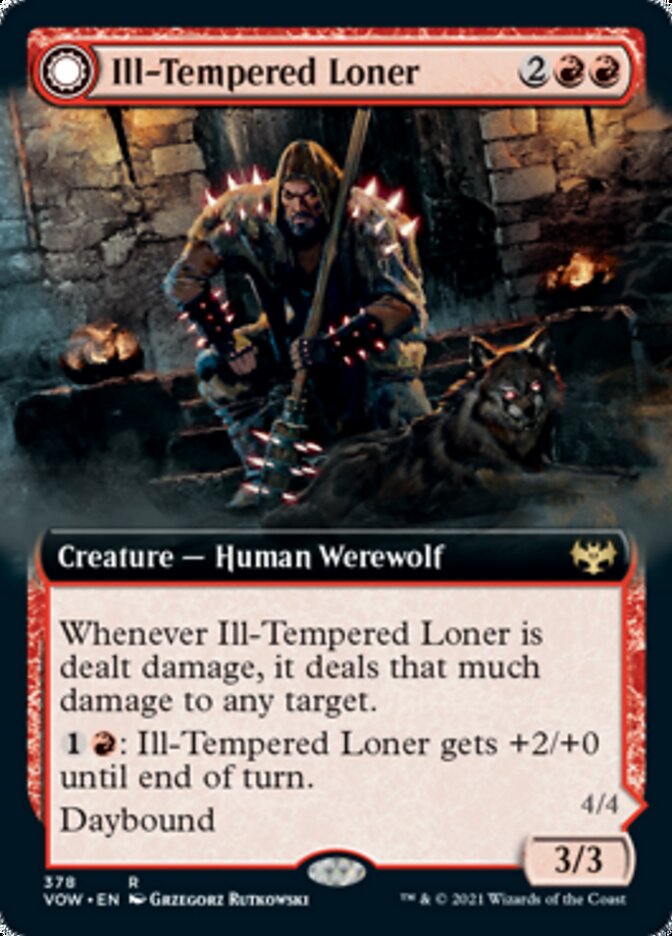 Ill-Tempered Loner // Howlpack Avenger (Extended) [Innistrad: Crimson Vow] | Devastation Store