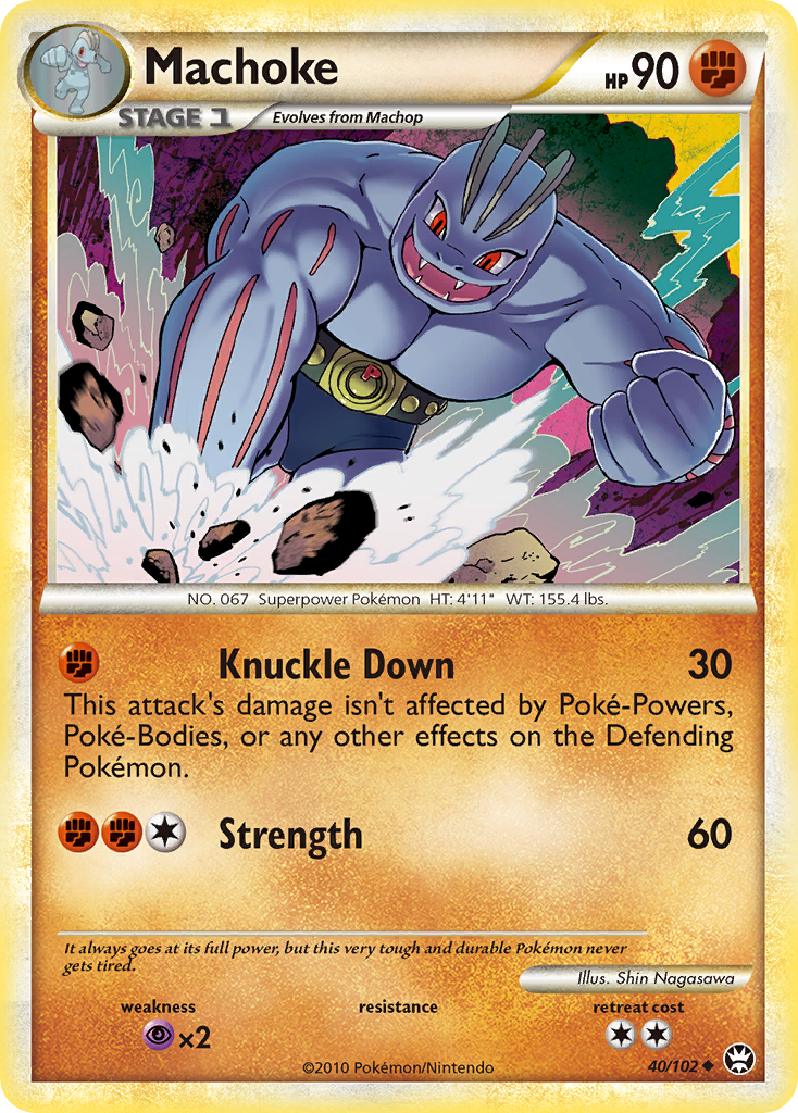 Machoke (40/102) [HeartGold & SoulSilver: Triumphant] | Devastation Store