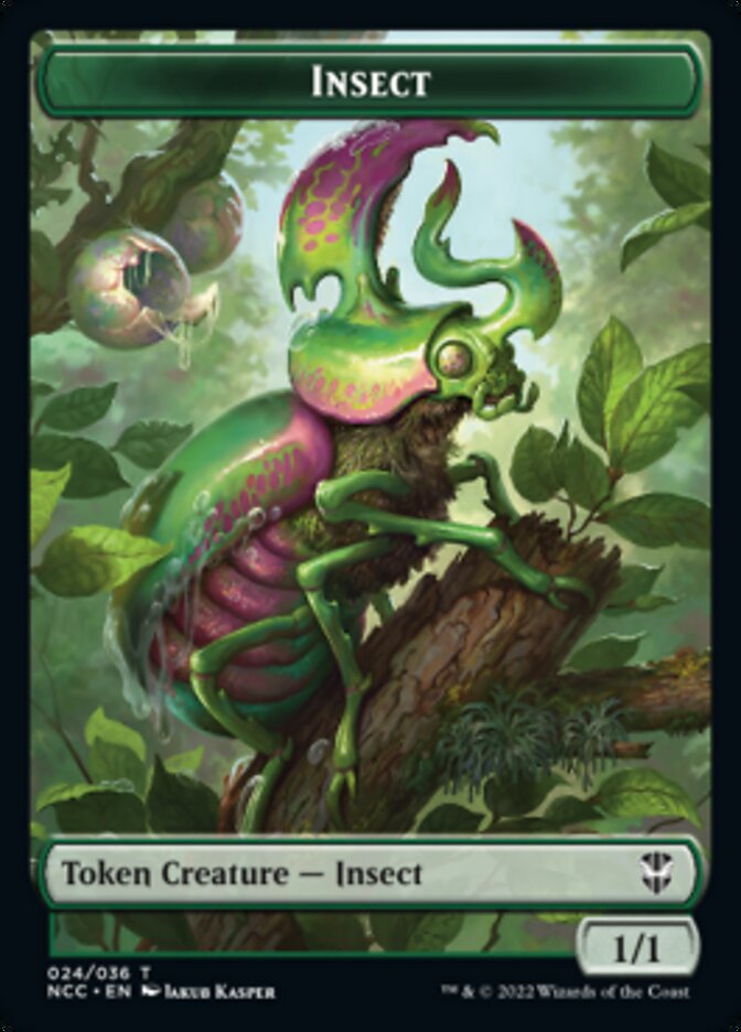 Ogre // Insect Double-sided Token [Streets of New Capenna Commander Tokens] | Devastation Store