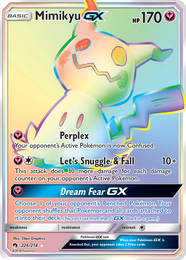 Mimikyu GX (226/214) [Sun & Moon: Lost Thunder] | Devastation Store