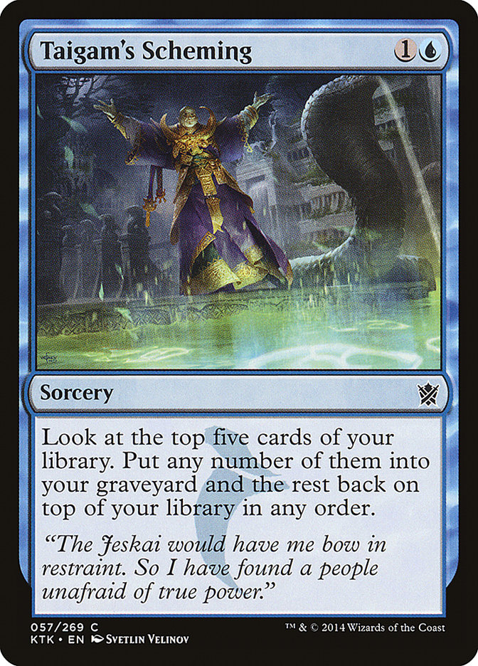 Taigam's Scheming [Khans of Tarkir] - Devastation Store | Devastation Store