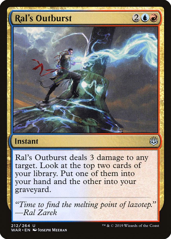 Ral's Outburst [War of the Spark] | Devastation Store