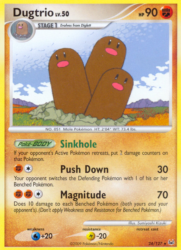 Dugtrio (24/127) [Platinum: Base Set] | Devastation Store