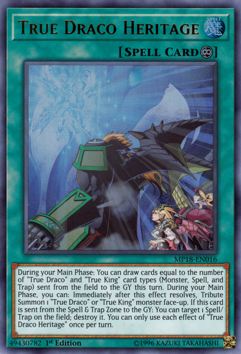 True Draco Heritage [MP18-EN016] Ultra Rare | Devastation Store
