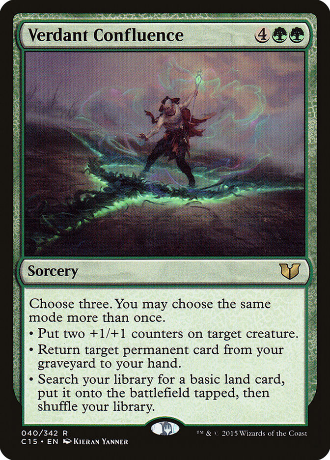 Verdant Confluence [Commander 2015] | Devastation Store