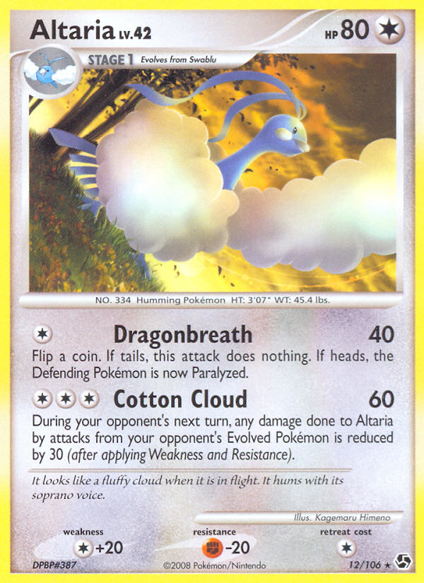 Altaria (12/106) [Diamond & Pearl: Great Encounters] | Devastation Store