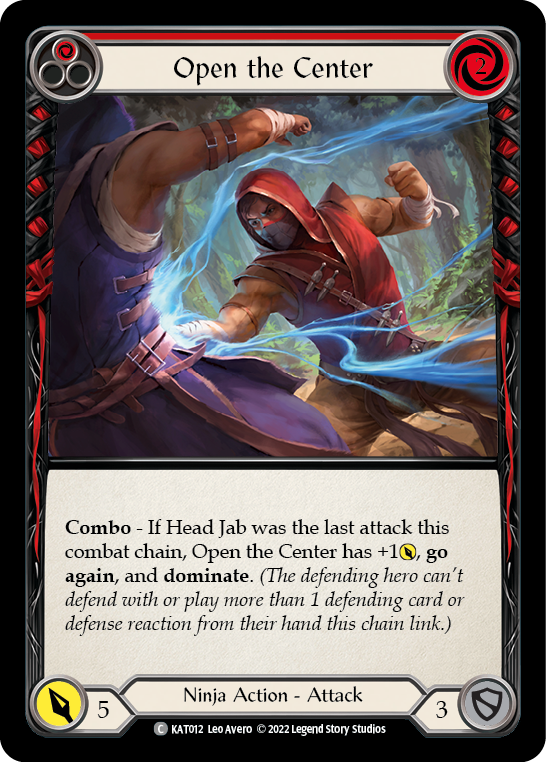 Open the Center (Red) [KAT012] (Outsiders Katsu Blitz Deck) | Devastation Store