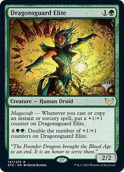 Dragonsguard Elite (Promo Pack) [Strixhaven: School of Mages Promos] | Devastation Store