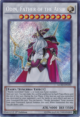 Odin, Father of the Aesir [LC5D-EN191] Secret Rare | Devastation Store