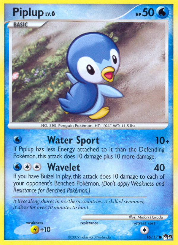 Piplup (16/17) [POP Series 9] | Devastation Store