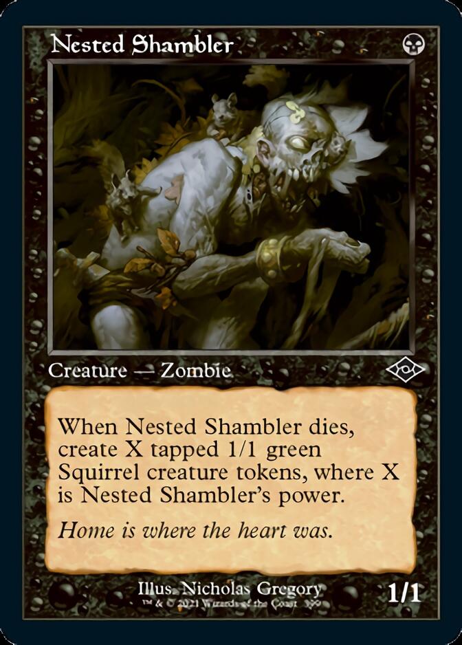 Nested Shambler (Retro Foil Etched) [Modern Horizons 2] | Devastation Store