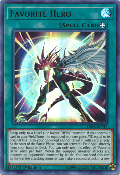 Favorite Hero [LED6-EN015] Ultra Rare | Devastation Store