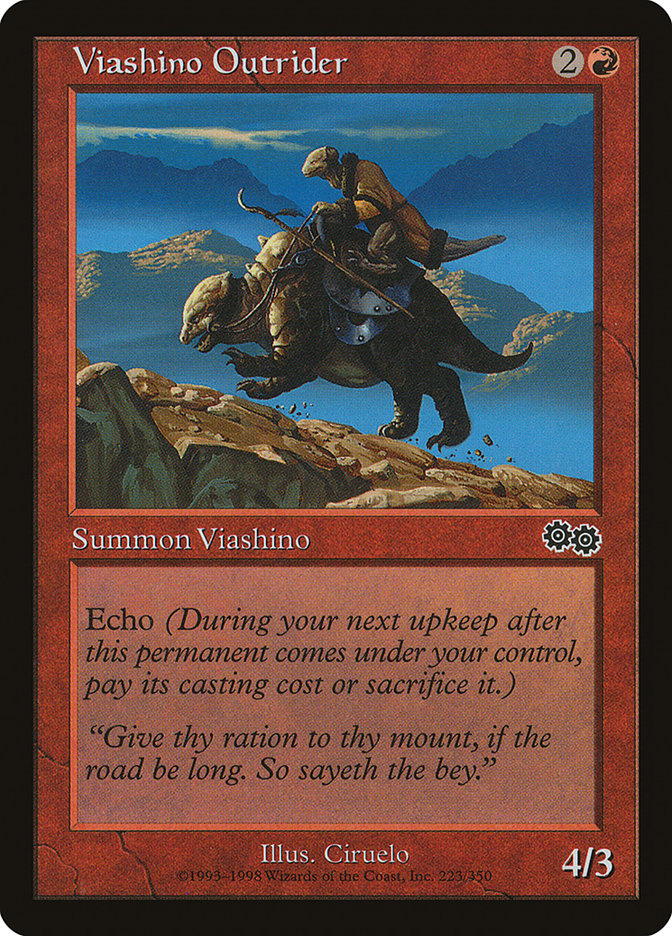 Viashino Outrider [Urza's Saga] - Devastation Store | Devastation Store