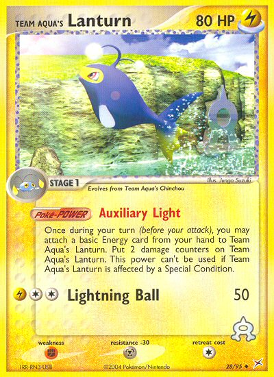 Team Aqua's Lanturn (28/95) [EX: Team Magma vs Team Aqua] | Devastation Store