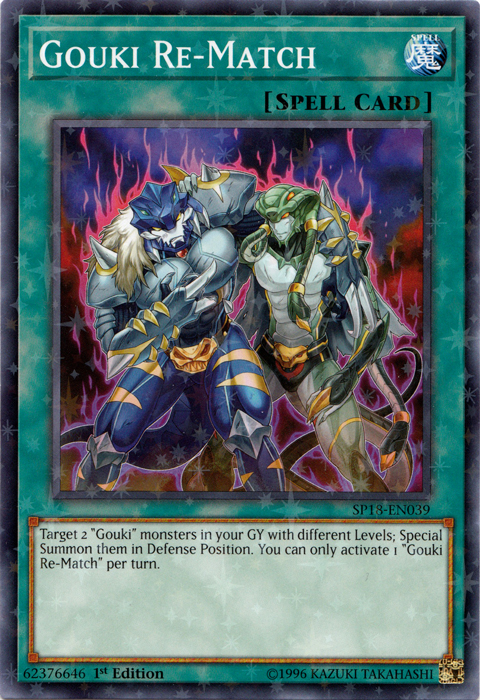 Gouki Re-Match [SP18-EN039] Starfoil Rare | Devastation Store