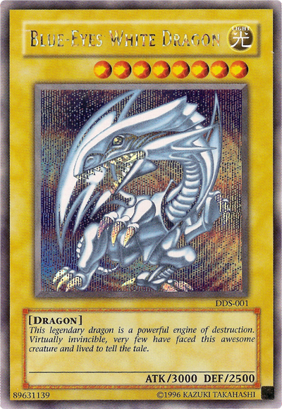 Blue-Eyes White Dragon (Dark Duel Stories) [DDS-001] Secret Rare | Devastation Store