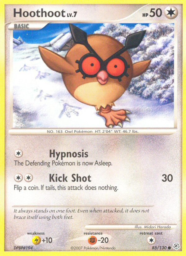 Hoothoot (85/130) [Diamond & Pearl: Base Set] | Devastation Store