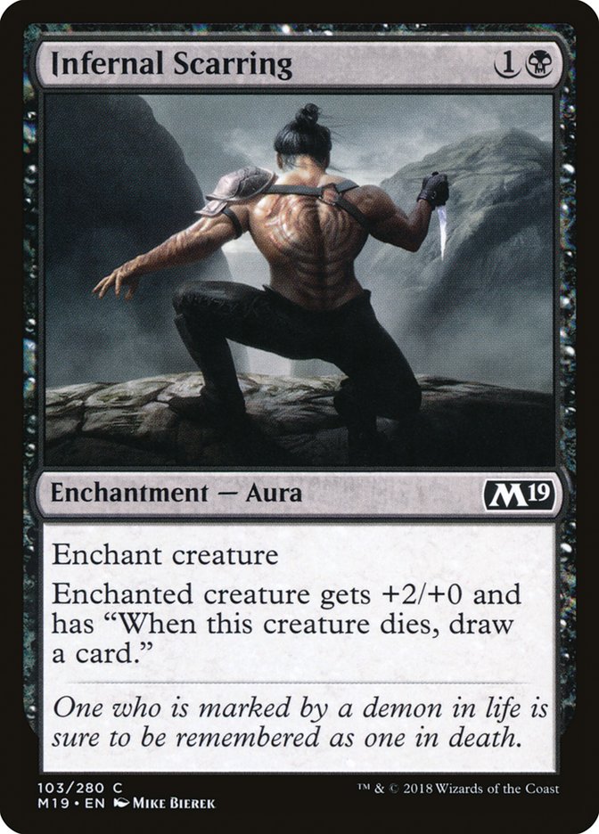 Infernal Scarring [Core Set 2019] | Devastation Store