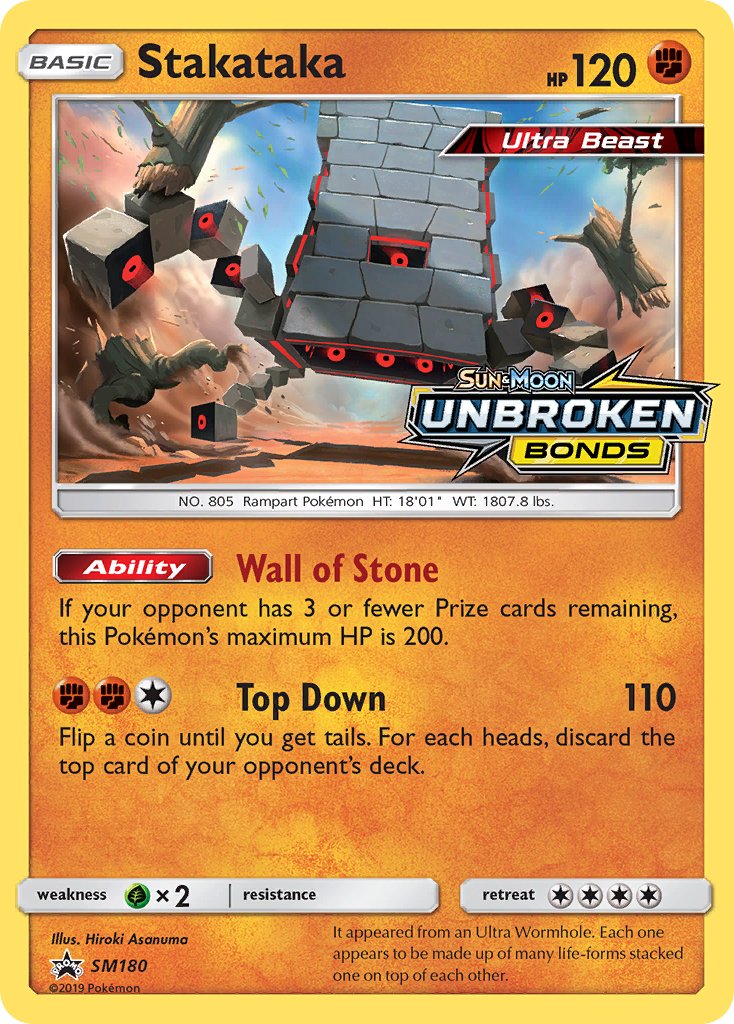 Stakataka (SM180) [Sun & Moon: Black Star Promos] | Devastation Store