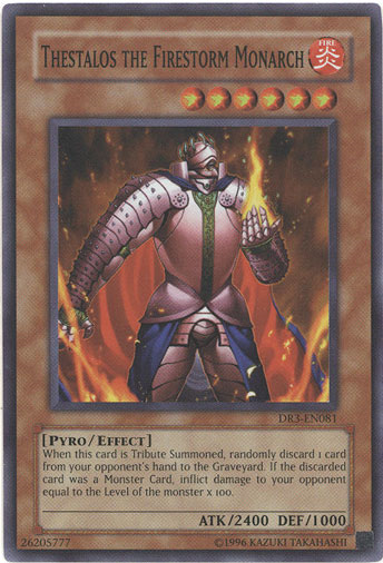 Thestalos the Firestorm Monarch [DR3-EN081] Super Rare | Devastation Store