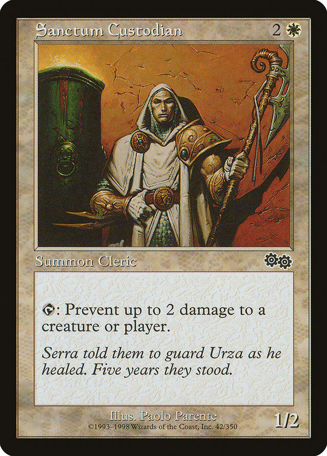 Sanctum Custodian [Urza's Saga] - Devastation Store | Devastation Store