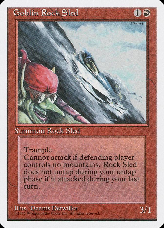 Goblin Rock Sled [Fourth Edition] - Devastation Store | Devastation Store
