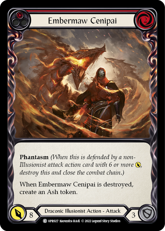 Embermaw Cenipai (Red) [UPR027] (Uprising)  Rainbow Foil | Devastation Store
