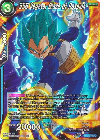 SSB Vegeta, Blaze of Passion (BT10-040) [Rise of the Unison Warrior 2nd Edition] | Devastation Store