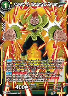 Android 16, Mechanical Partner (Rare) [BT13-113] | Devastation Store