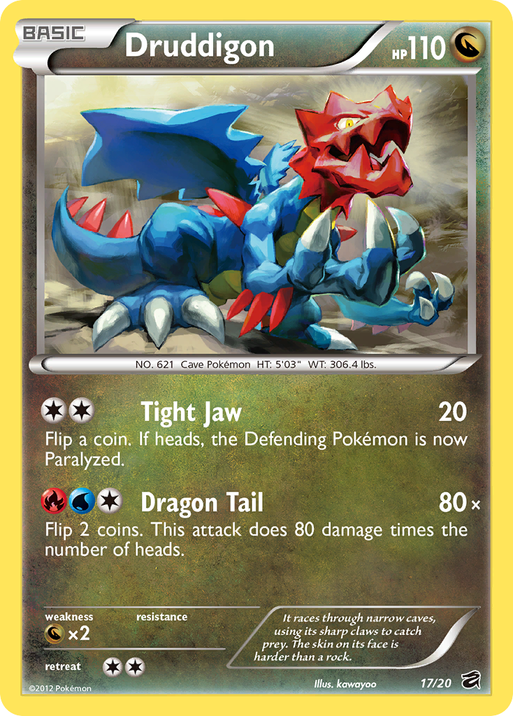 Druddigon (17/20) [Black & White: Dragon Vault] | Devastation Store