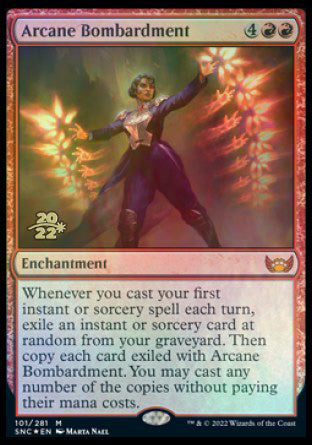 Arcane Bombardment [Streets of New Capenna Prerelease Promos] | Devastation Store