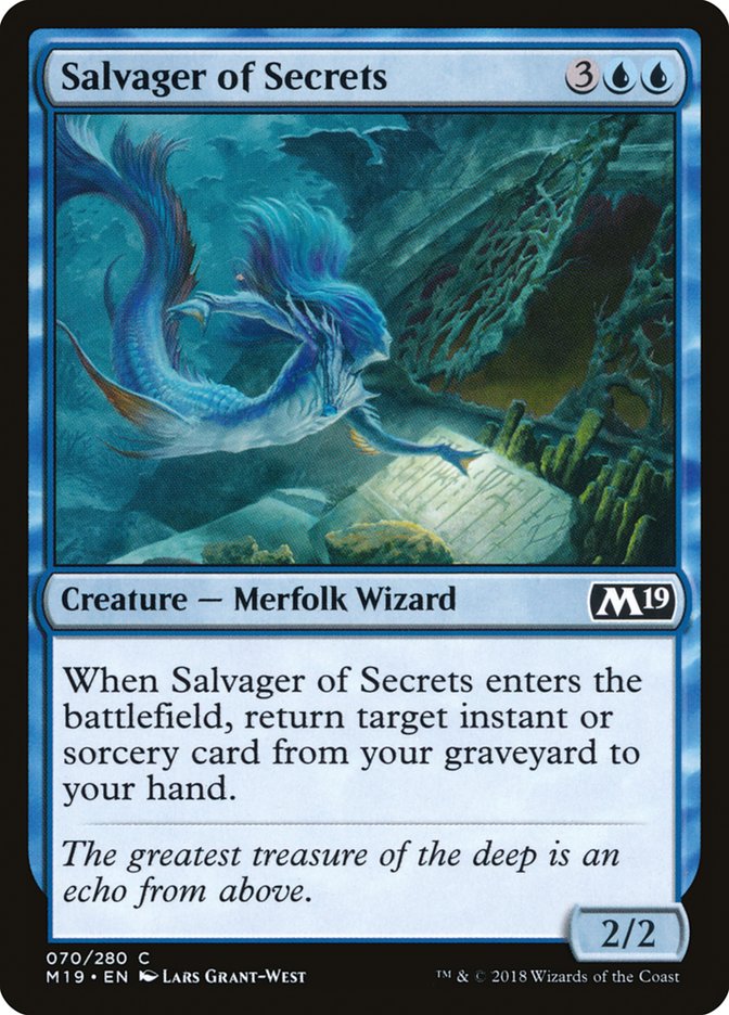 Salvager of Secrets [Core Set 2019] - Devastation Store | Devastation Store