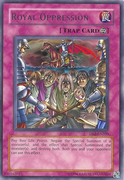Royal Oppression [DB2-EN200] Rare | Devastation Store