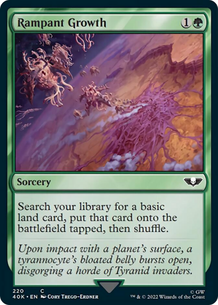 Rampant Growth (Surge Foil) [Universes Beyond: Warhammer 40,000] | Devastation Store