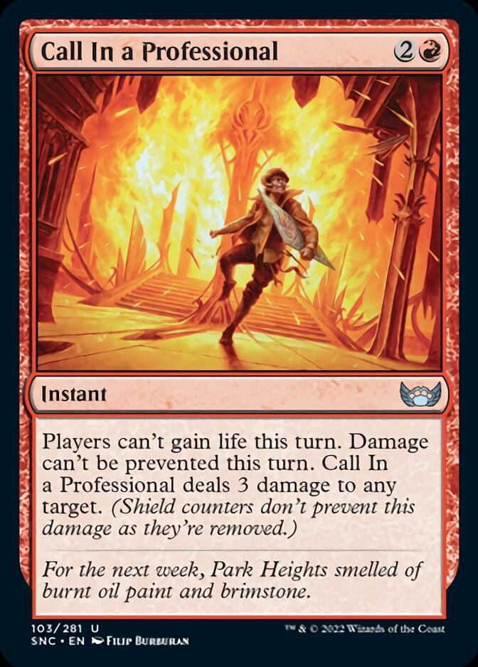 Call In a Professional [Streets of New Capenna] | Devastation Store