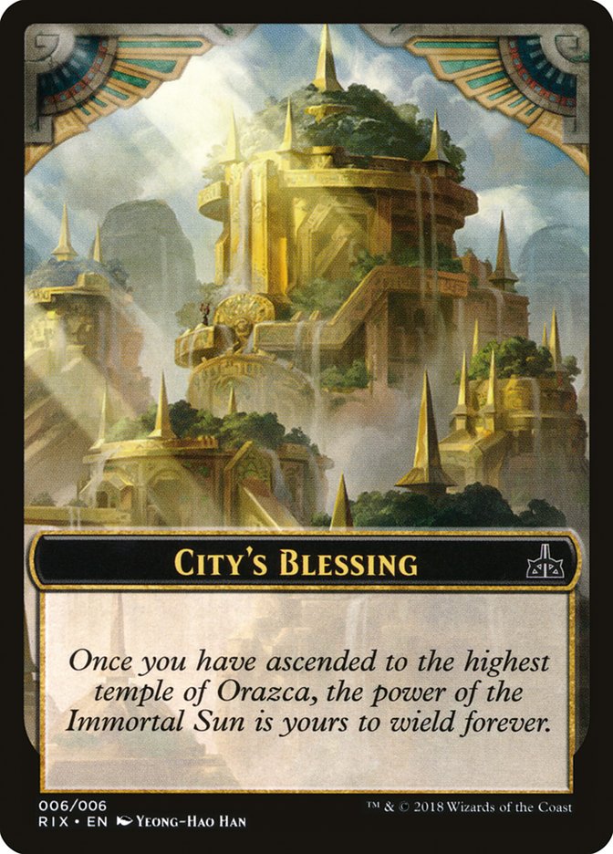 City's Blessing [Rivals of Ixalan Tokens] | Devastation Store