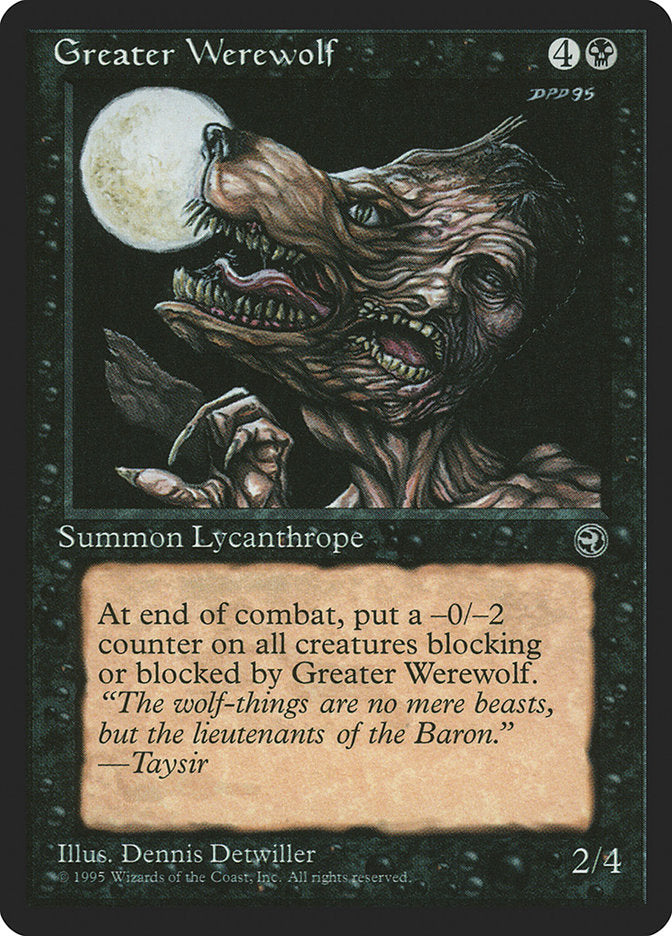 Greater Werewolf [Homelands] - Devastation Store | Devastation Store