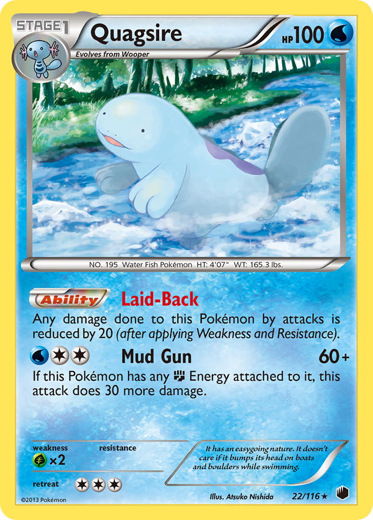 Quagsire (22/116) [Black & White: Plasma Freeze] | Devastation Store