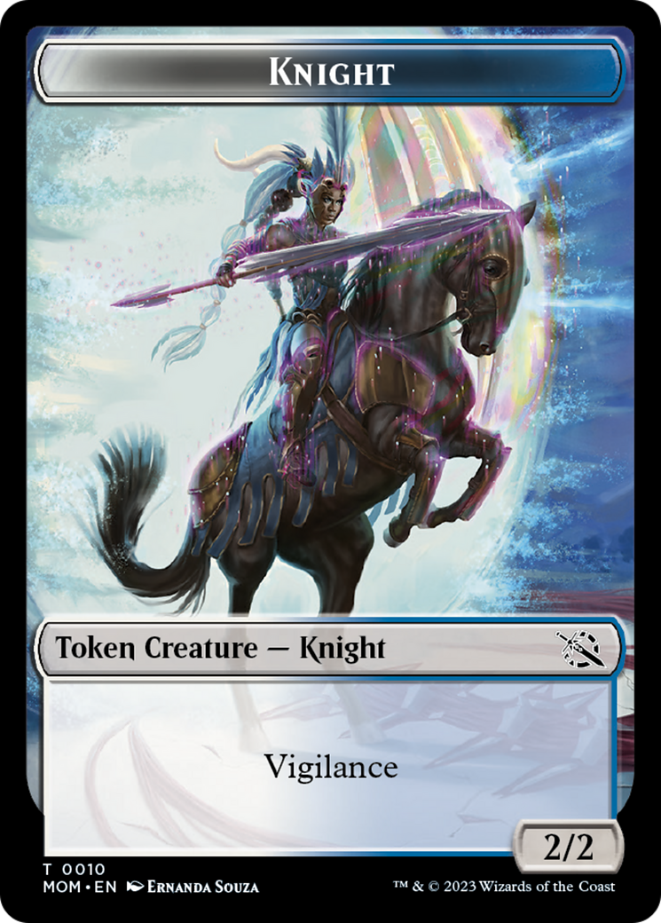 Knight Token [March of the Machine Tokens] | Devastation Store