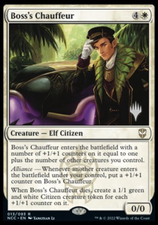 Boss's Chauffeur (Promo Pack) [Streets of New Capenna Commander Promos] | Devastation Store