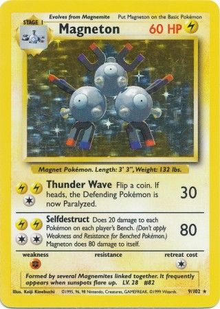 Magneton (9/102) [Base Set Unlimited] | Devastation Store