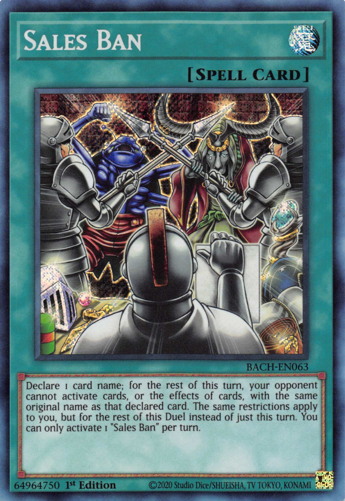 Sales Ban [BACH-EN063] Secret Rare | Devastation Store