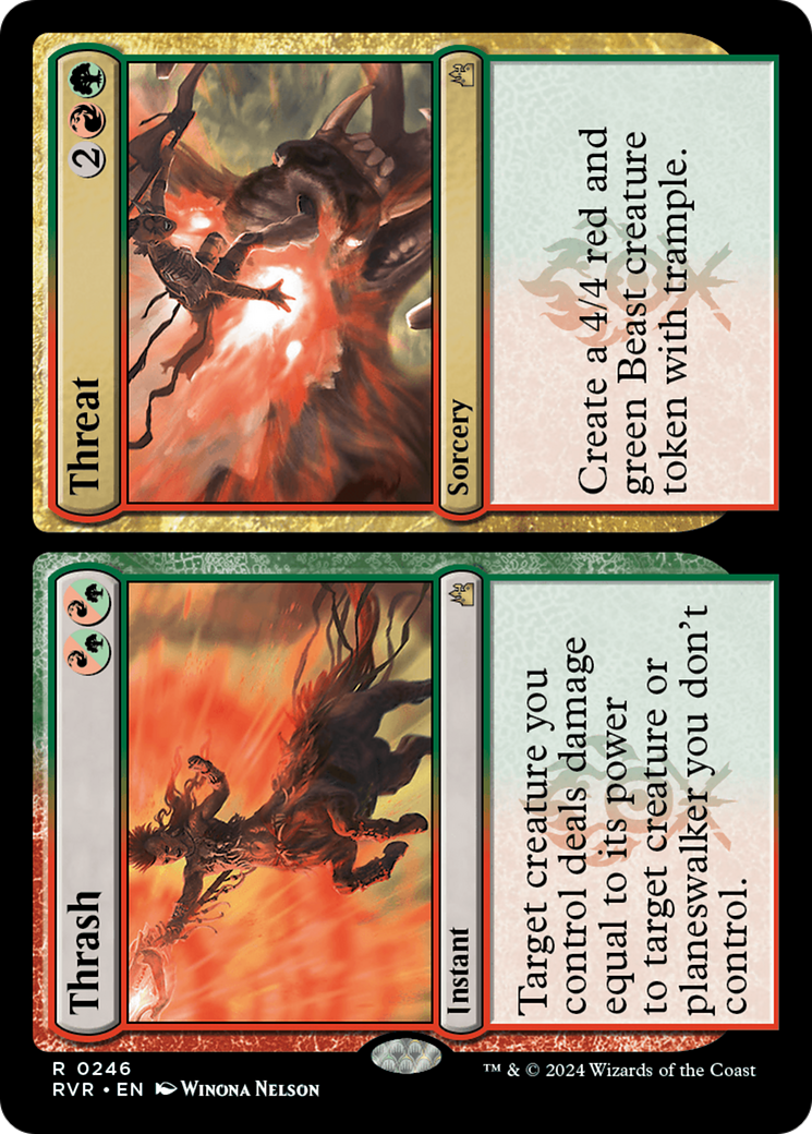 Thrash // Threat [Ravnica Remastered] | Devastation Store