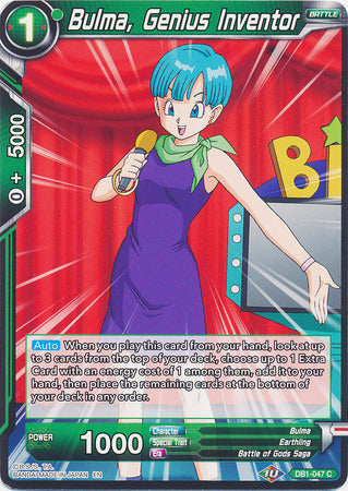 Bulma, Genius Inventor (DB1-047) [Dragon Brawl] | Devastation Store